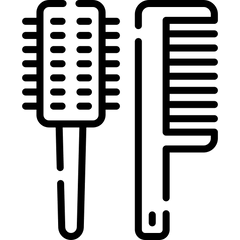 Šukos ir šepečiai - Beauty Kit