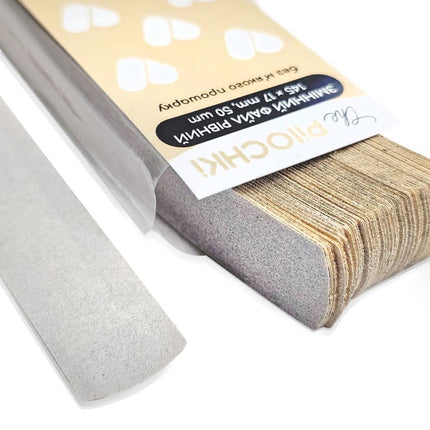 THE PILOCHKI keičiami abrazyviniai lapeliai metalinei dildei 145mm, #180, 50vnt.