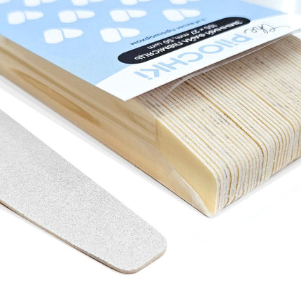 THE PILOCHKI keičiami abrazyviniai lapeliai metalinei dildei 155mm, #150gr., 50vnt.