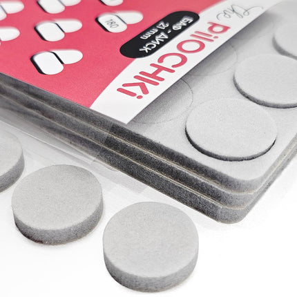 THE PILOCHKI abrazyviniai diskeliai 20mm #180, 60vnt. pilki