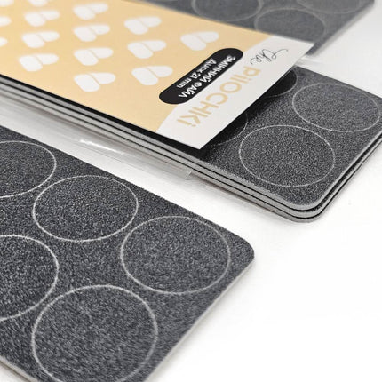 THE PILOCHKI abrazyviniai diskeliai 21mm #320, 50vnt. juodi