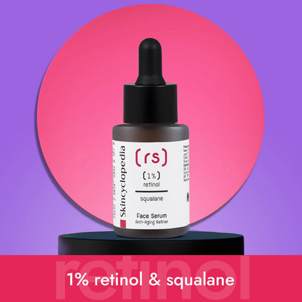 Skincyclopedia veido serumas brandžiai odai su 1% retinoliu ir skvalenu, 30ml