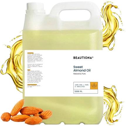 100% natūralus saldžiųjų migdolų aliejus, 5 litrai - Beauty Kit