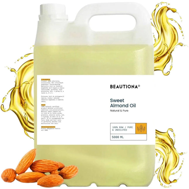 100% natūralus saldžiųjų migdolų aliejus, 5 litrai - Beauty Kit