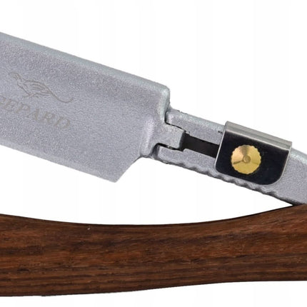 Бритва парикмахерская/барберская Gepard TEFLON для бритья и контуринга, черная