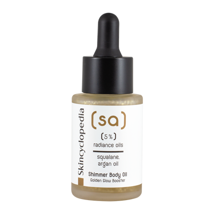 Skincyclopedia blizgesio suteikiantis kūno aliejus su spindesį skatinančiais aliejais, 30ml