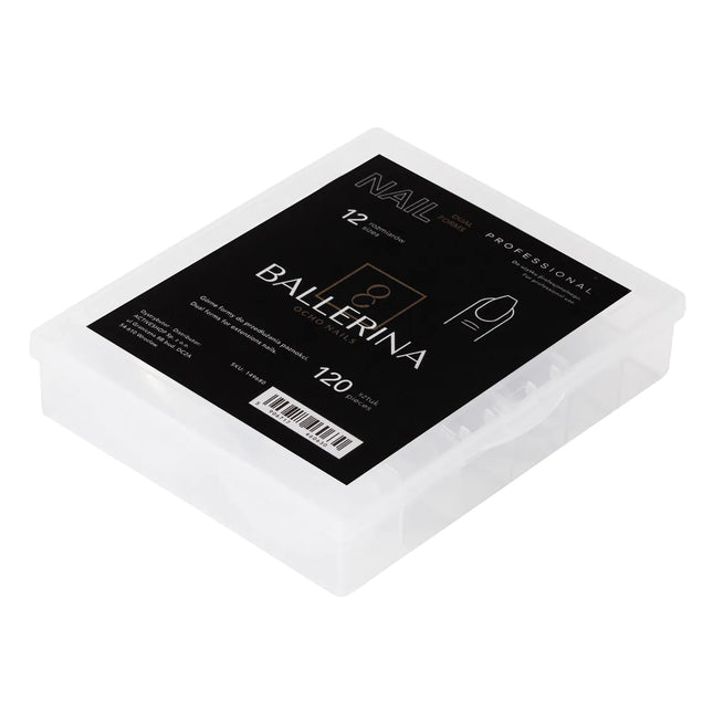 OCHO NAILS верхние формы для ногтей миндалевидной формы, 120 шт.