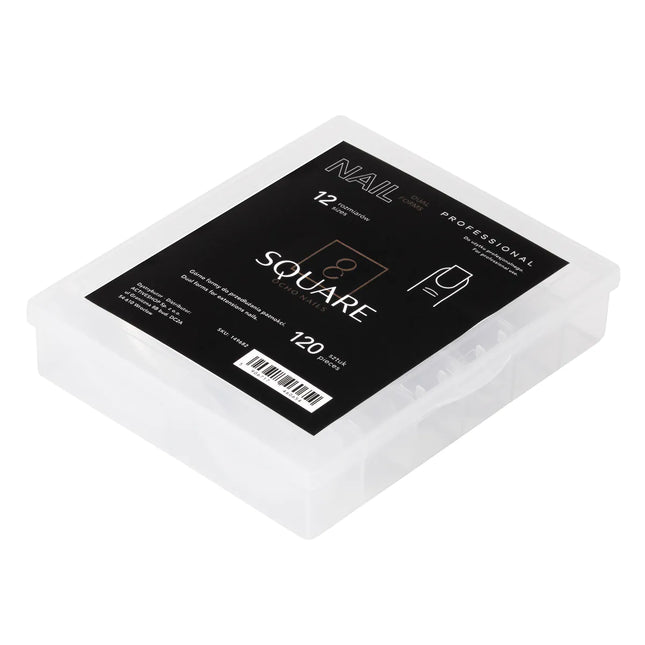 OCHO NAILS верхние формы для ногтей миндалевидной формы, 120 шт.