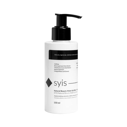 Syis Natural Beauty maitinamasis paakių kremas su kofeinu ir atgaivinančiu augalų kompleksu, 150 ml