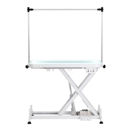 Elektrinis grumerio stalas PAW 3 su apšvietimu, baltas – nuotrauka 2