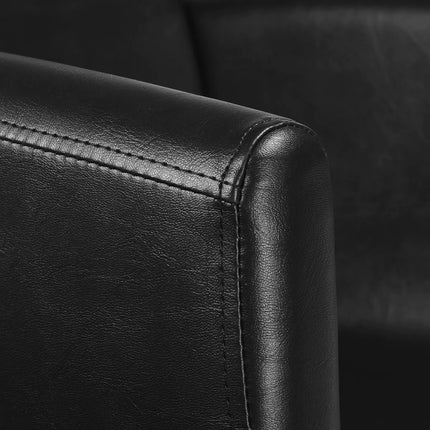 Парикмахерское кресло GABBIANO MALAGA, черно-золотое.