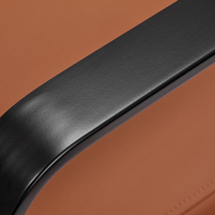 Gabbiano Porto juodai oranžinė kirpėjo kėdė