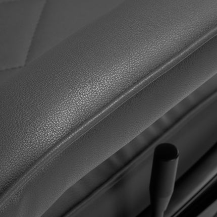 Kirpėjo kėdė Hair System BM88066B pilka su juodu rėmu