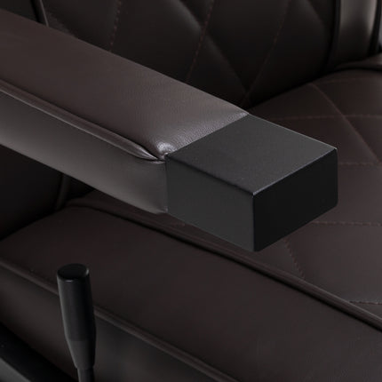 Kirpėjo kėdė Hair System BM88066B ruda su juodu rėmu