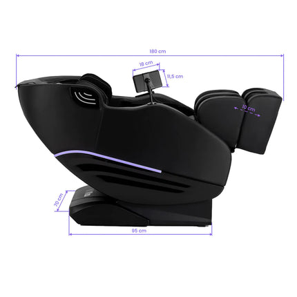 Массажное кресло Sakura Prime 108, черное