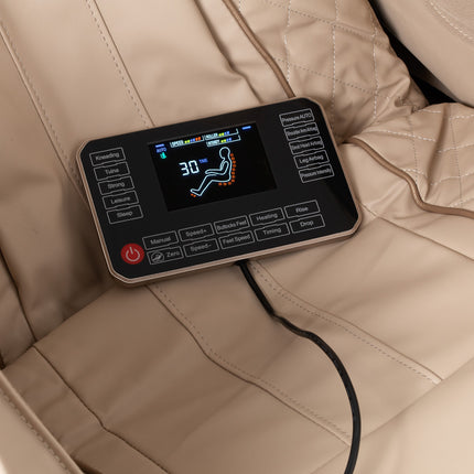 Masažinis krėslas Sakura Prime 108 kreminės smėlio spalvos