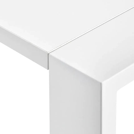 Baltas manikiūro stalas G031 su ergonomišku stalviršiu ir MOMO dulkių filtravimo sistema