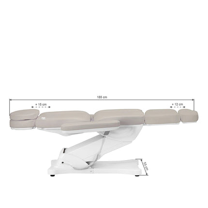 Elektrinis kosmetologinis gultas SILLON CLASSIC 3 variklių, smėlio spalvos