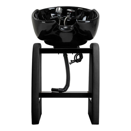 Hairdressing wash unit Omega Aqualina black