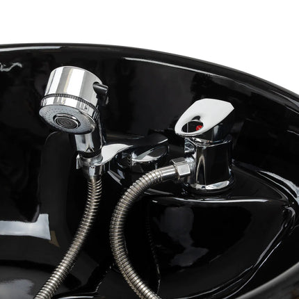 Hairdressing wash unit Omega Aqualina black