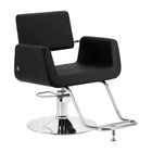Hairdressing chair Omega Lyra black