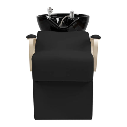 Hairdressing wash unit Omega Marina black