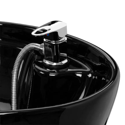 Hairdressing wash unit Omega Marina black
