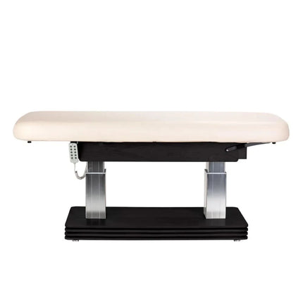 Elektrinis masažo gultas SILLON Comfort SPA 4 variklių, smėlio spalvos su juodu pagrindu