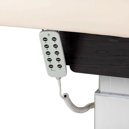 Elektrinis masažo gultas SILLON Comfort SPA 4 variklių, smėlio spalvos su juodu pagrindu