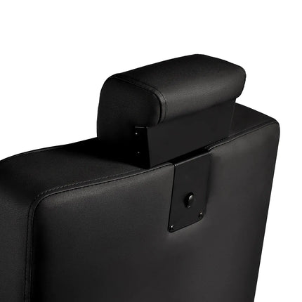 GABBIANO barberio kėdė VISIONERIO, juoda su juodu rėmu