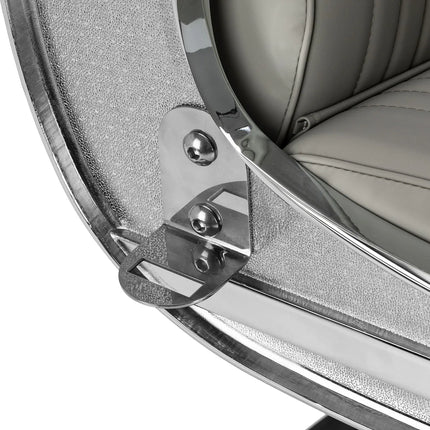 GABBIANO barberio kėdė VISIONERIO, pilka