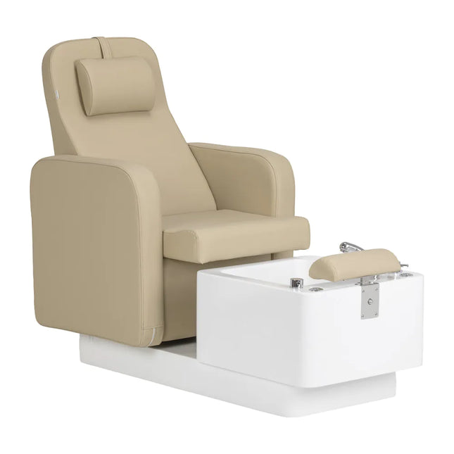 Kosmetologinis SPA pedikiūro krėslas SILLON ELYSIA, smėlio spalvos