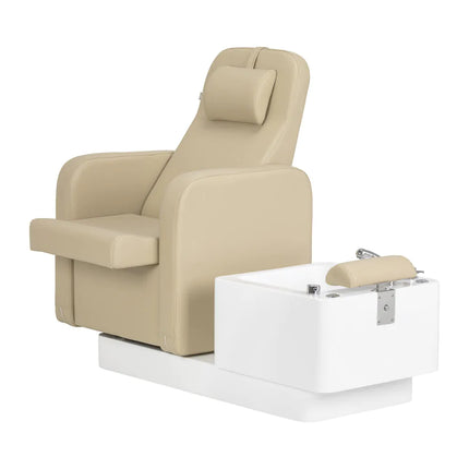 Kosmetologinis SPA pedikiūro krėslas SILLON ELYSIA, smėlio spalvos