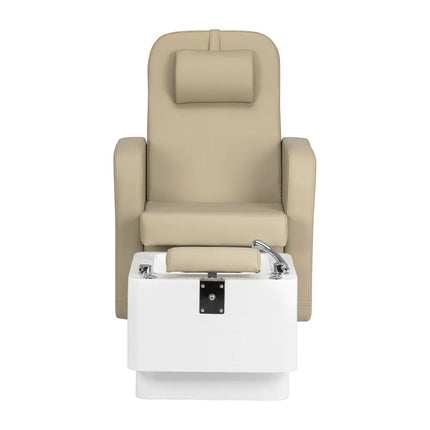 Kosmetologinis SPA pedikiūro krėslas SILLON ELYSIA, smėlio spalvos