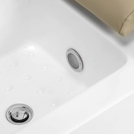 Kosmetologinis SPA pedikiūro krėslas SILLON ELYSIA, smėlio spalvos