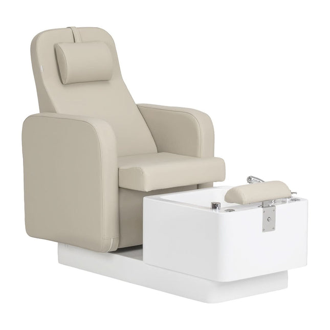 Kosmetologinis SPA pedikiūro krėslas SILLON ELYSIA, kreminis