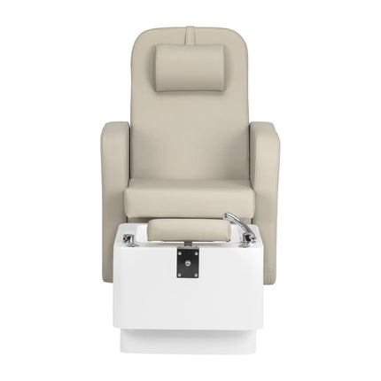 Kosmetologinis SPA pedikiūro krėslas SILLON ELYSIA, kreminis