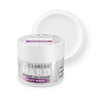 CLARESA HARD&EASY Milky White statybinis gelis 45g – profesionalus nagų priauginimo gelis manikiūrui