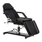 Hidraulinis kosmetologinis pedikiūro fotelis SILLON 210 su supimo mechanizmu ir dalinama pakoja, juodas