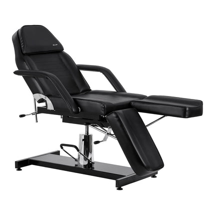 Hidraulinis kosmetologinis pedikiūro fotelis SILLON 210 su supimo mechanizmu ir dalinama pakoja, juodas – nuotrauka 2
