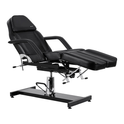 Hidraulinis kosmetologinis pedikiūro fotelis SILLON 210 su supimo mechanizmu ir dalinama pakoja, juodas – nuotrauka 3