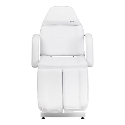 Kosmetologinė pedikiūro kėdė hidraulinė SILLON 210 su supimo mechanizmu ir dalinama pakoja, balta – nuotrauka 10