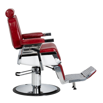Fotel barberski Gabianno Royal X czerwony