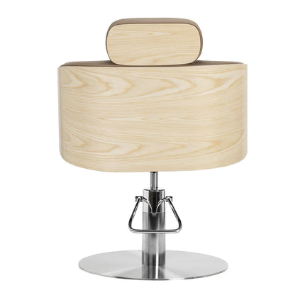 Парикмахерское кресло GABBIANO MALAGA, черно-золотое.