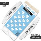 THE PILOCHKI keičiami abrazyviniai lapeliai metalinei dildei 155mm, #180gr., 50vnt.