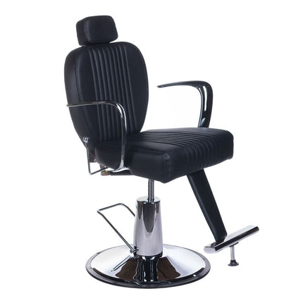 Barberio kėdė hidraulinė BJORN BH-3318, šviesiai pilka