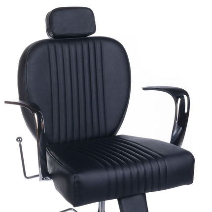 Barberio kėdė hidraulinė BJORN BH-3318, matinė ruda
