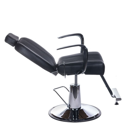 Barberio kėdė hidraulinė BJORN BH-3318, matinė ruda
