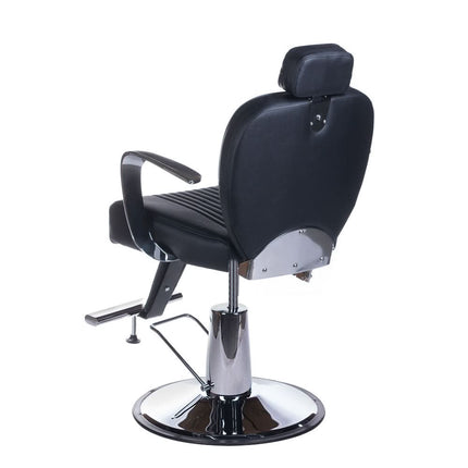 Barberio kėdė hidraulinė BJORN BH-3318, šviesiai pilka