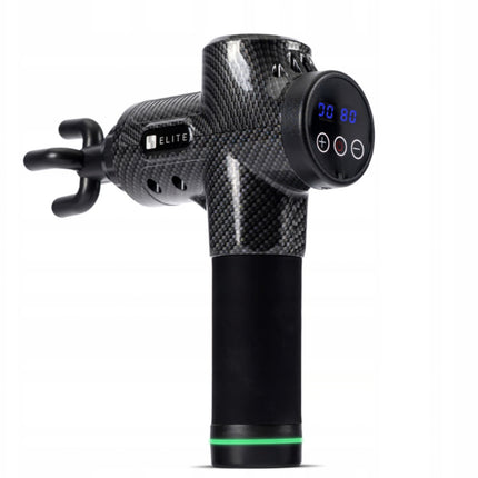 Mebelelite ME-MG09 masažo pistoletas su 10 antgalių ir dėklu, Juodas